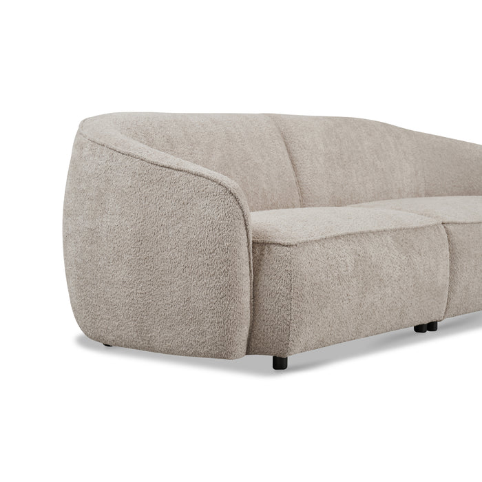 by fonQ Chubby 3-zitsbank - Bouclé Greige