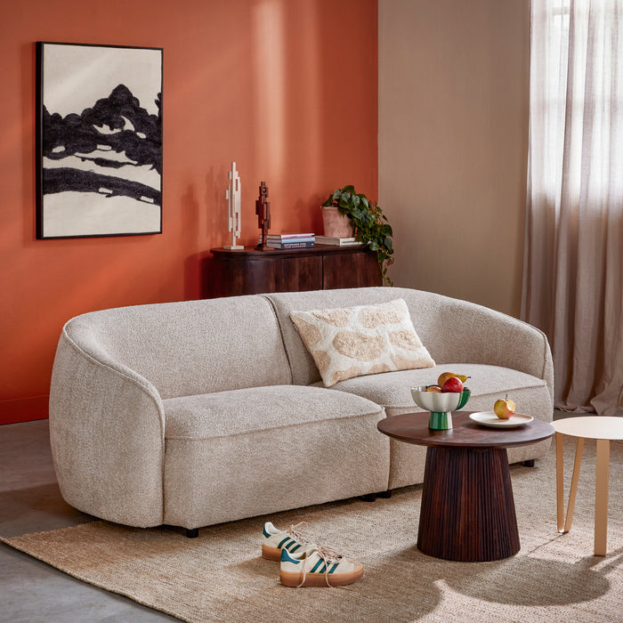 by fonQ Chubby 3-zitsbank - Bouclé Greige