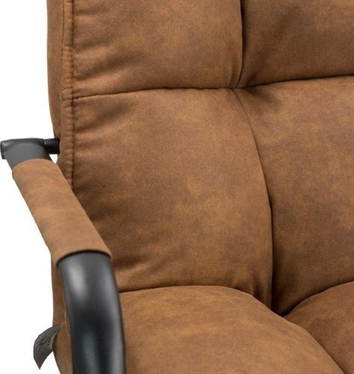 Draaifauteuil - Fauteuil - Draaistoel - Bruin - 72 x 80 x 88 cm