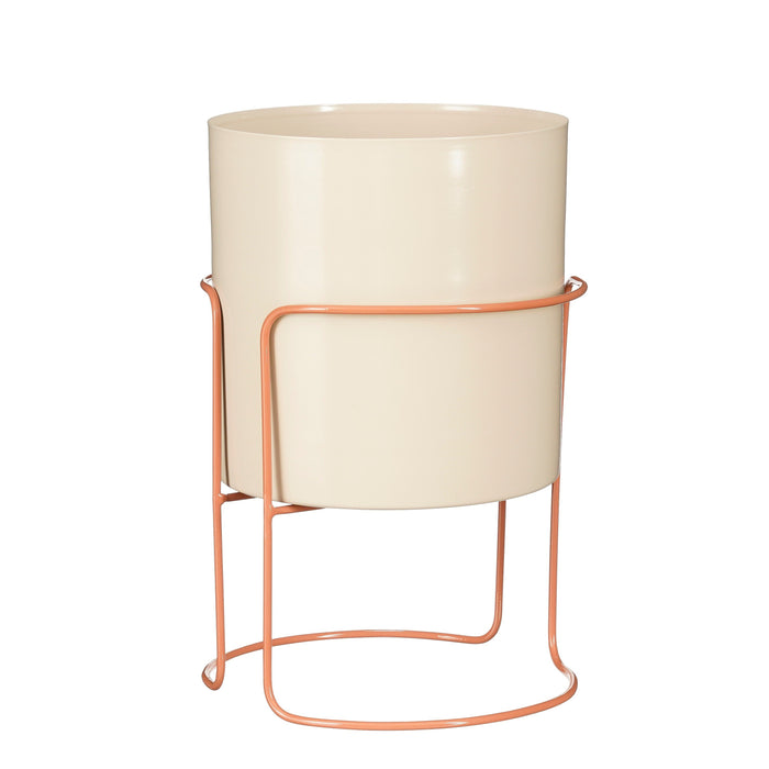 Mica Decorations Collins Bloempot op Standaard - H33 x Ø22 cm