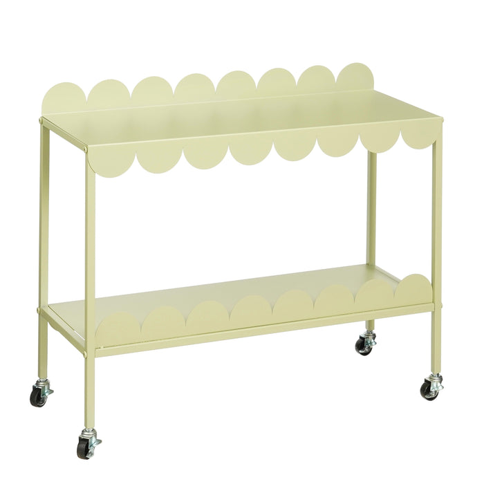 Mica Decorations Plantentafel op Wielen - L79 x B28 x H67 cm
