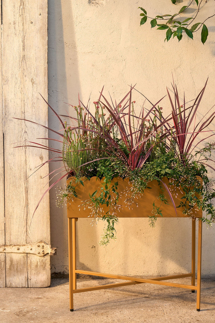 Mica Decorations Plantenbak op Standaard - L58 x B28 x H60 cm