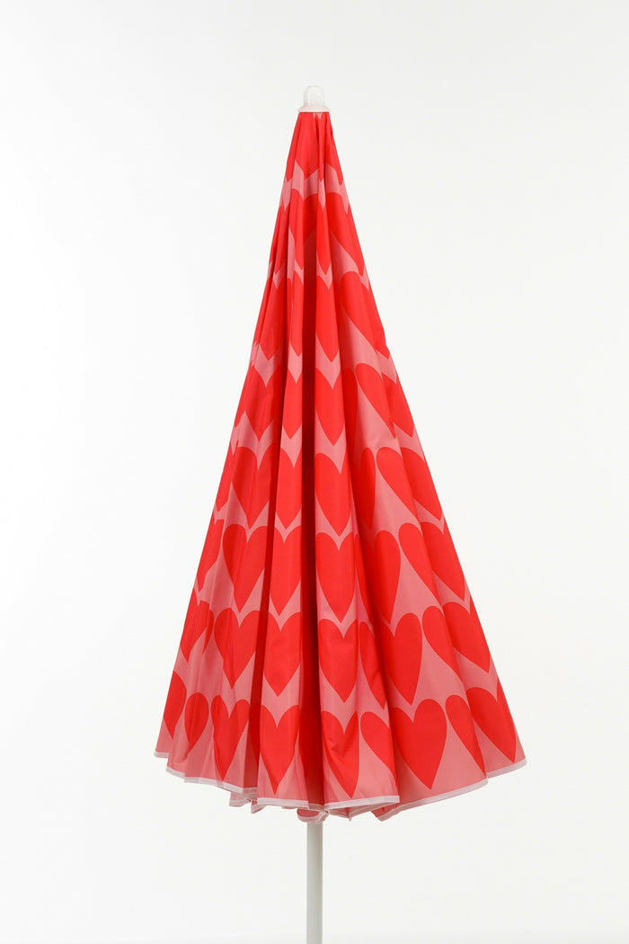 Mica Decorations Strandparasol - H180 x Ø160 cm - Roze