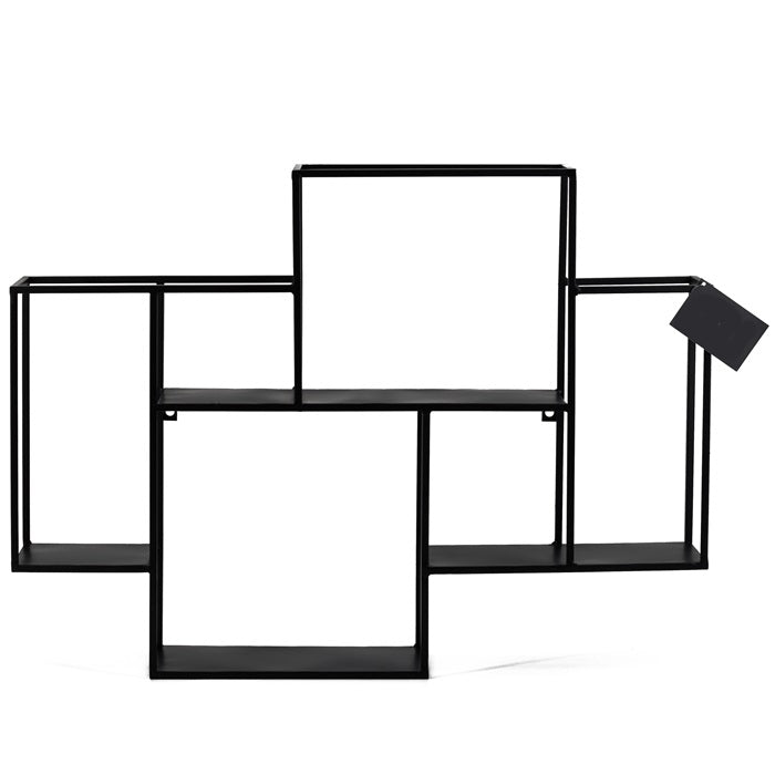 Vtw Living - Wijnrek - Wijnrek Metaal - Wijnrek Muur - Zwart