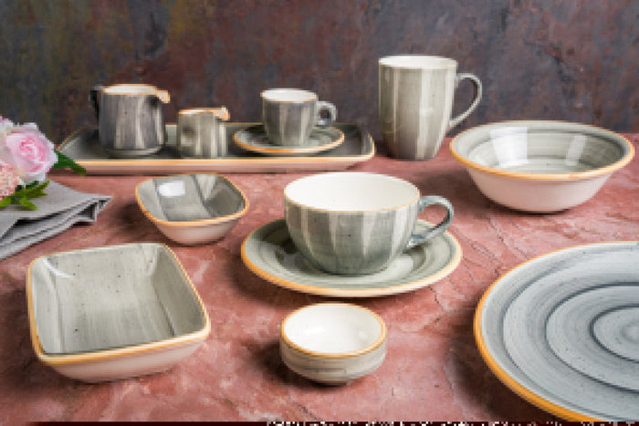 Bonna Serveerschaal - Aura Space - Porselein - 34x19 cm - set van 2