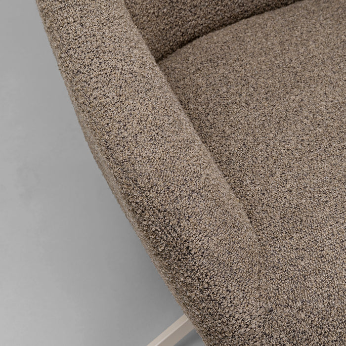 Draaifauteuil Mimi bruin Kare Design