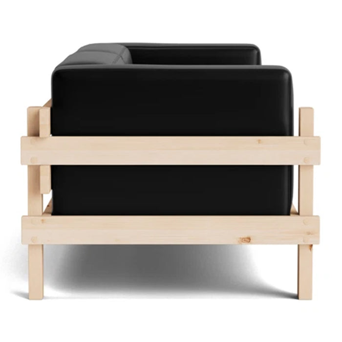 Normann Copenhagen Kube 3-zitsbank - Zwart / Beige