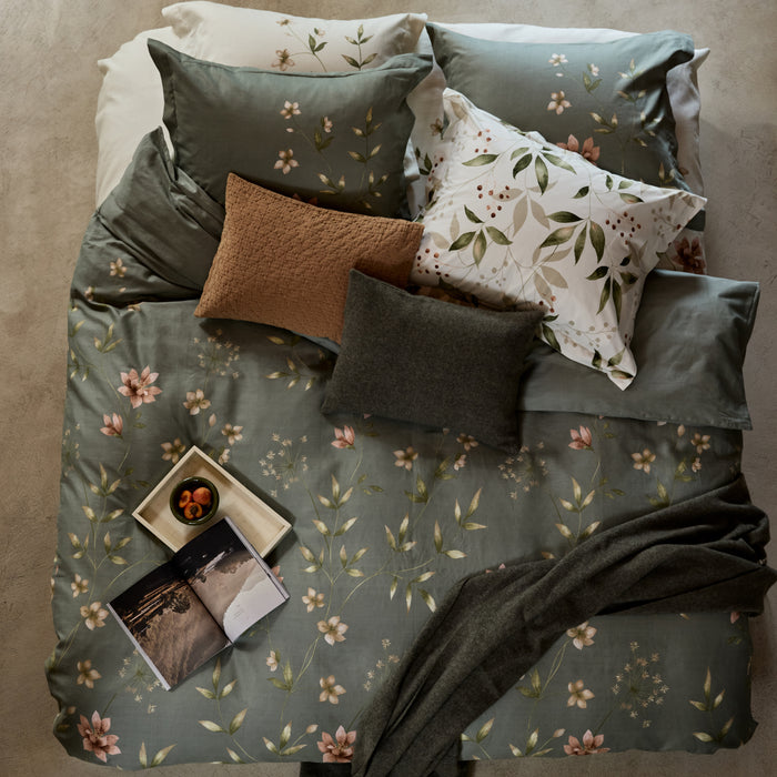 Vandyck Fleurine Dekbedovertrek 200 x 200/220 cm - Cream Tan