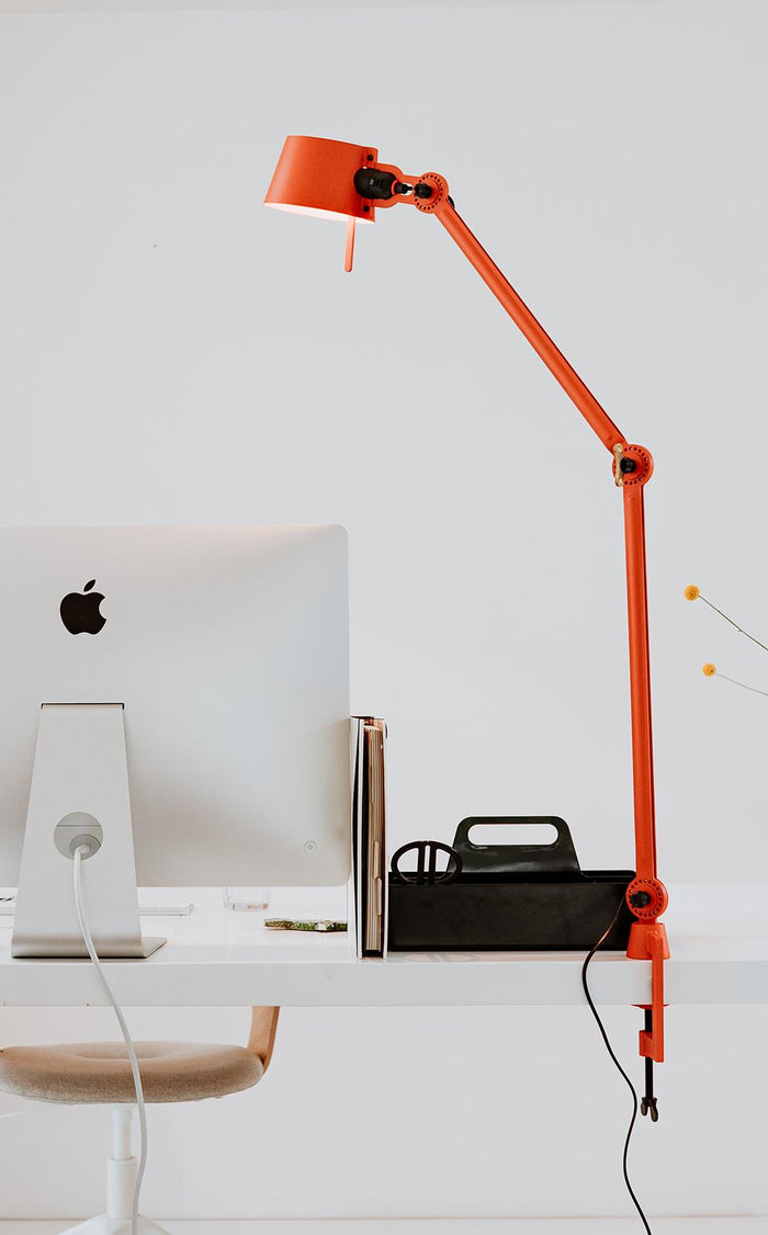 Bolt 2 Arm klemlamp Pure White