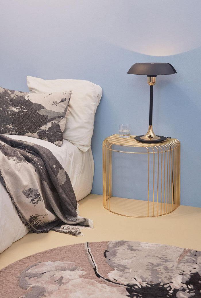 Curva bijzettafel zwart