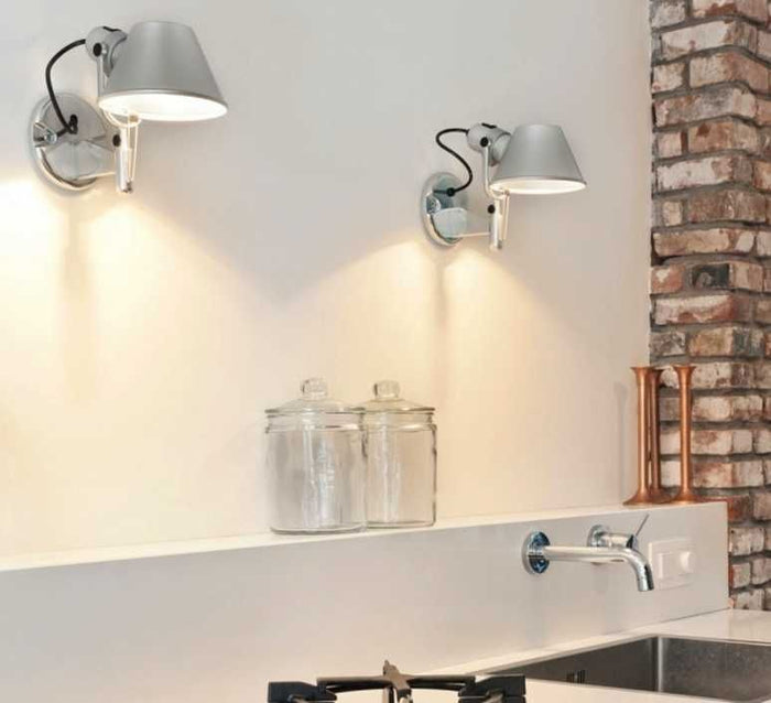 Tolomeo Faretto wandlamp retrofit met schakelaar