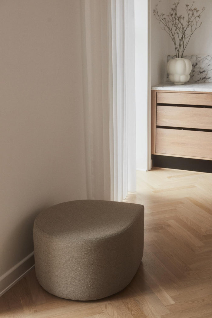 Stilla poef boucle anthracite