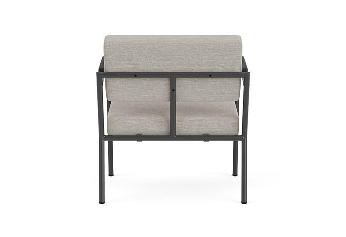 FÉST Monday fauteuil met amleuning zwart|zwart Royal 160 magnolia