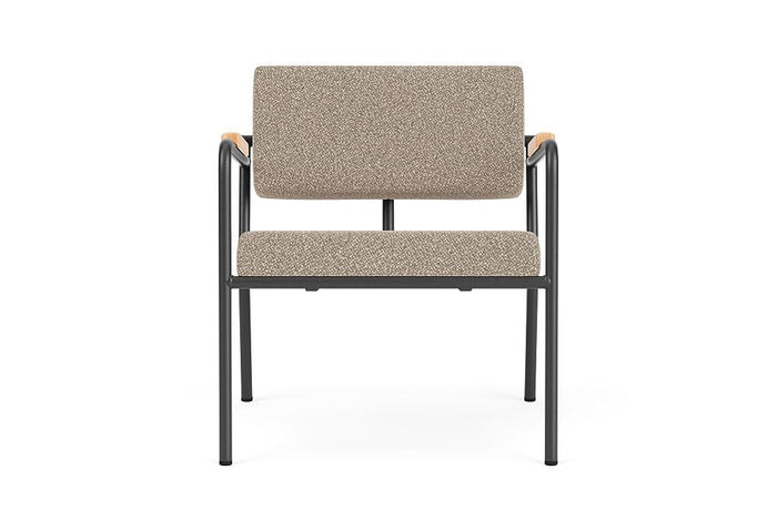 FÉST Monday fauteuil met amleuning zwart|naturel Royal 160 magnolia