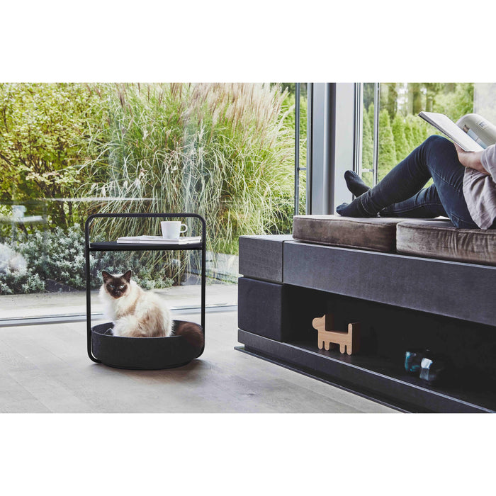 Tavolino kattenmand bijzettafel Ø50 concrete