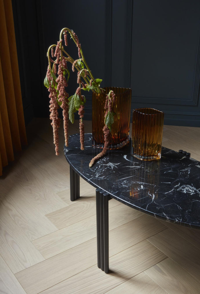 Tribus ovaal salontafel goud|zwart