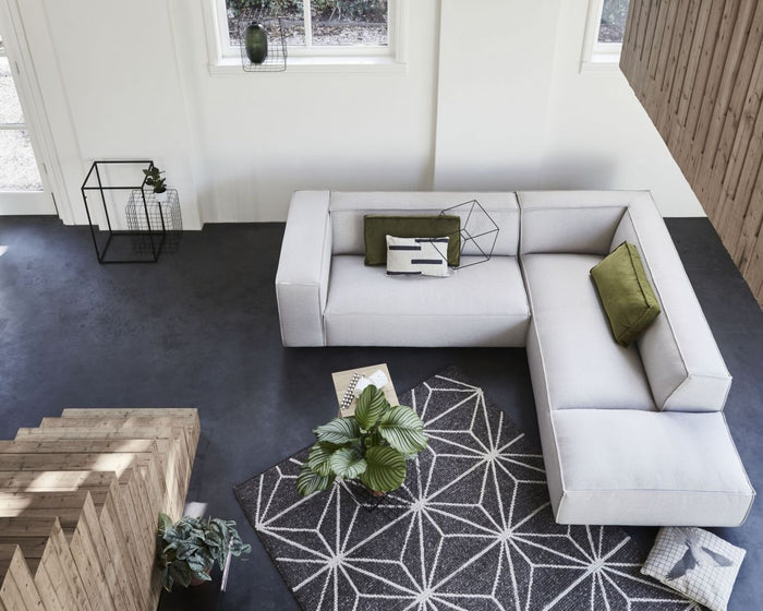 Dunbar bank met Longchair rechts Alpine 01 natural