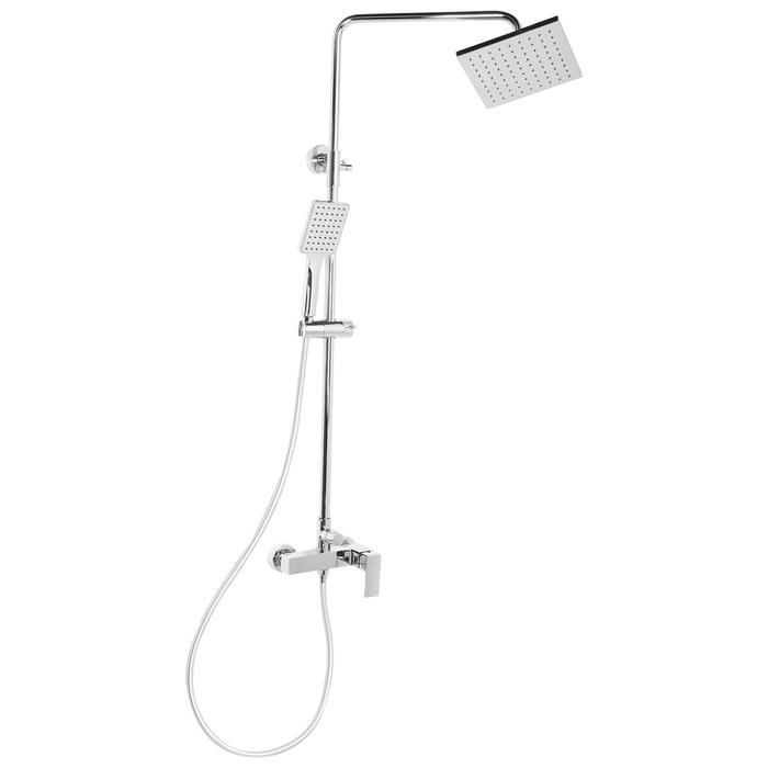 Beliani-CATAGENA-Douchemengkraan set met regendouche-Zilver-Messing