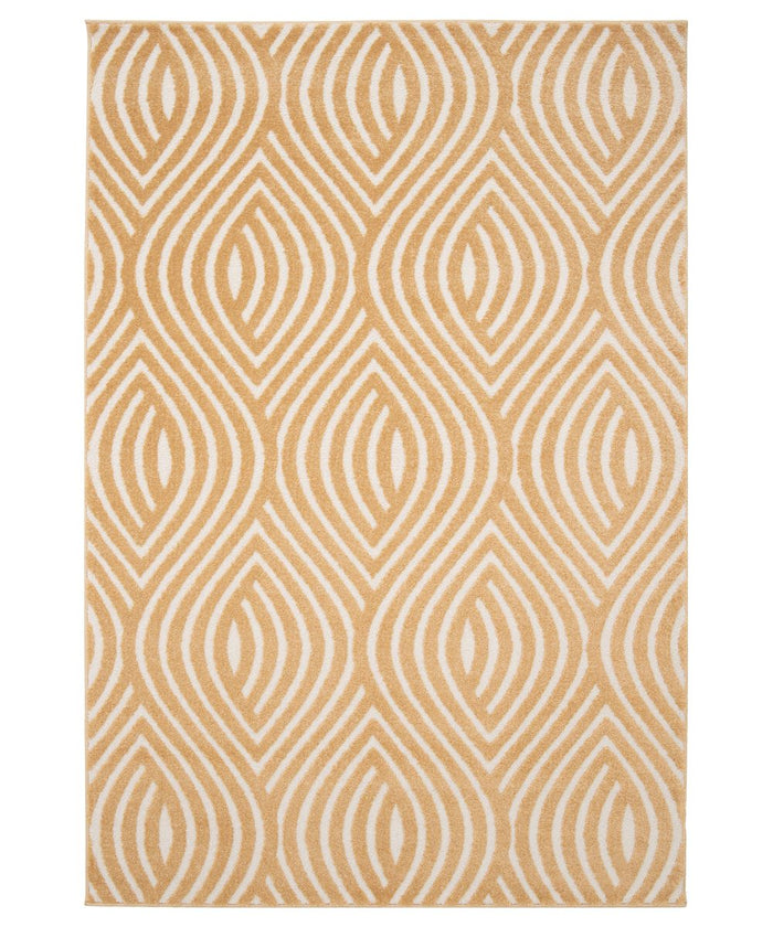 Amiah Retro vloerkleed - Forme Courant abrikoos - 200x290 cm