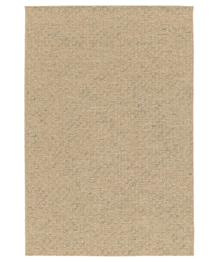 Boho&me Buitenkleed ruiten - Corde Trellis naturel|groen - 200x290 cm