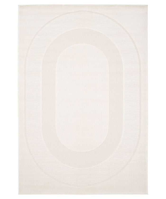 Amiah Design vloerkleed - Forme Cercle crème - 160x230 cm