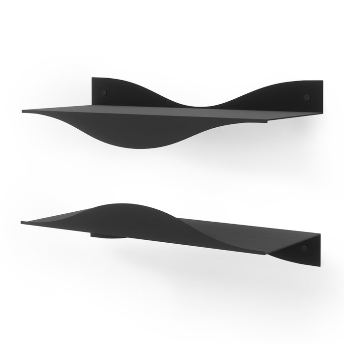 Umbra Surf Wandplank - Set van 2 - Zwart