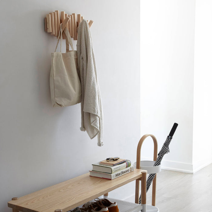 Umbra Picket Rail Hook Wandkapstok B 38 cm - Crème
