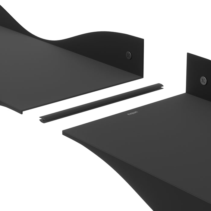 Umbra Surf Wandplank - Set van 2 - Zwart