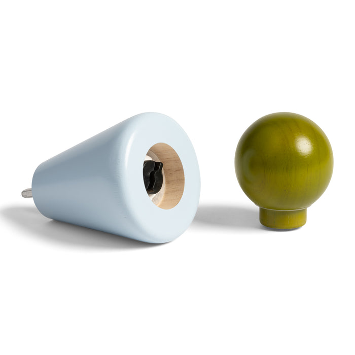 &k Amsterdam Halma Peper- of Zoutmolen S - Blauw