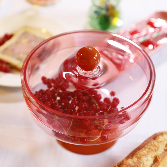 &k amsterdam Duo Stolp - Laag - Roze