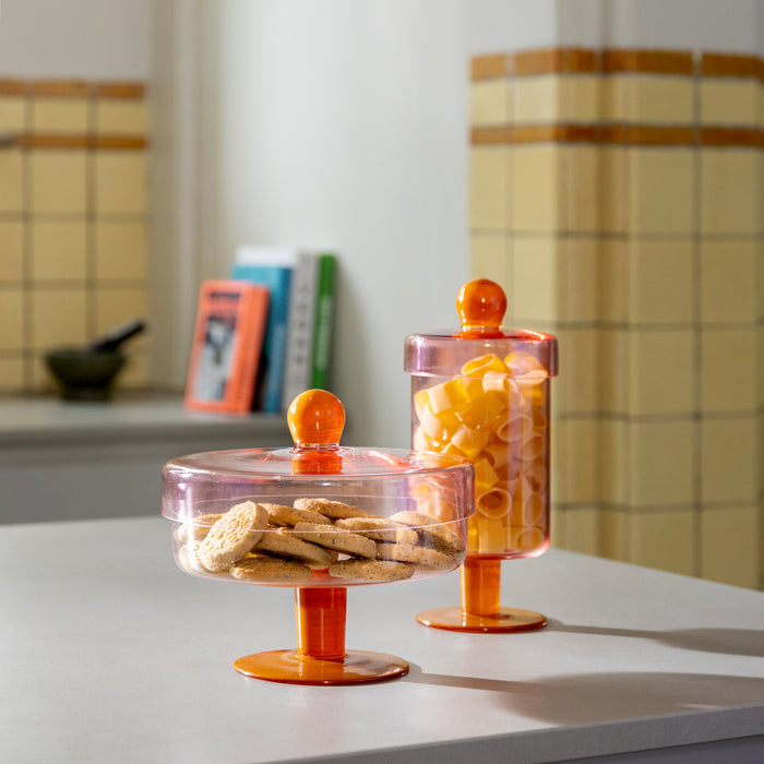 &k amsterdam Duo Stolp - Laag - Roze