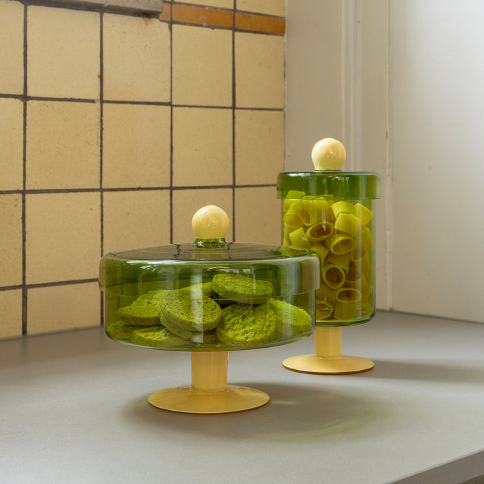 &k amsterdam Duo Stolp - Laag - Groen