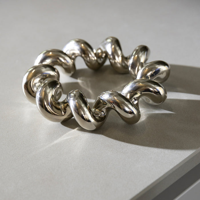 &k amsterdam Trivet Twist Onderzetter - Zilver
