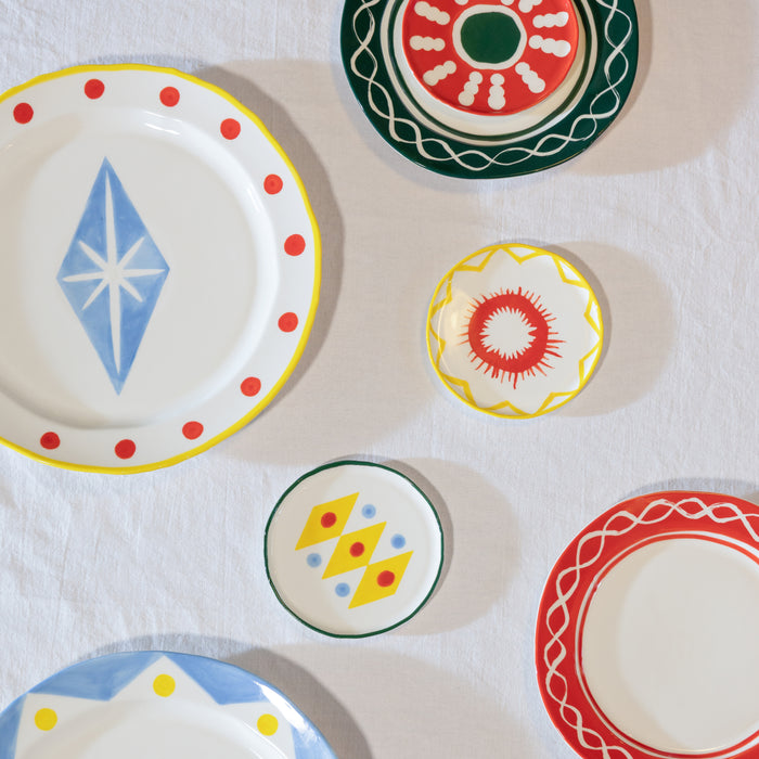 &k amsterdam Festivo Serveerschaal Ø 30,5 cm - Rhombic