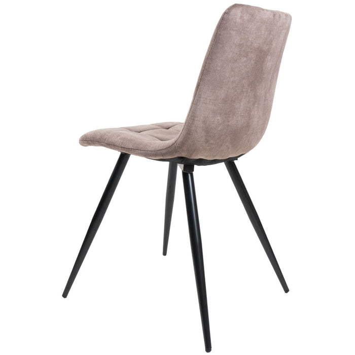 Home67 - Eetkamerstoel Galgary Taupe 08 - Vintage Velvet