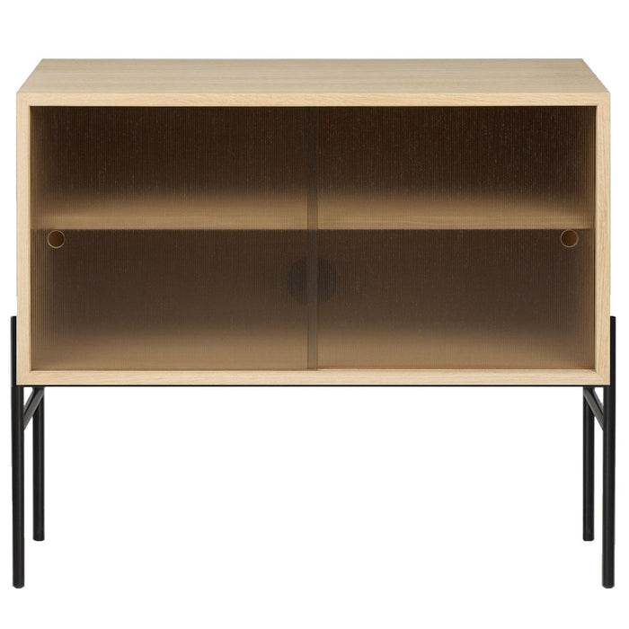 Hifive 75 dressoir H65 glas licht eiken