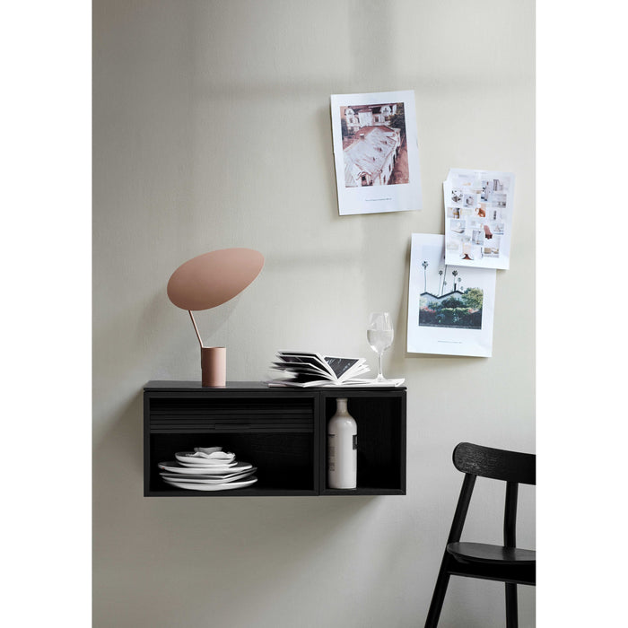 Hifive Slim 100 wandkast zwart eiken