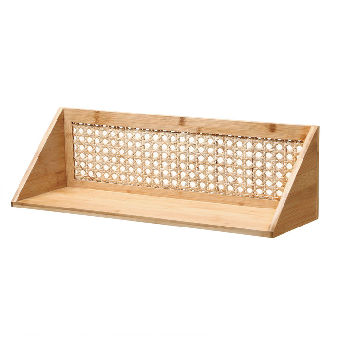Calicosy - Wandplank bamboe rotan - L50 cm