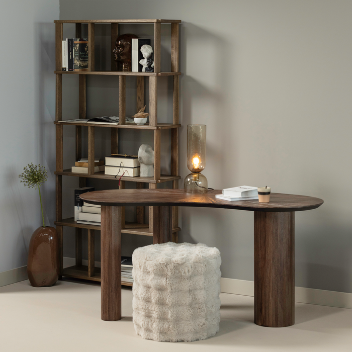 WOOOD Sun Organic Sidetable| Bureau - Recycled Teak - Bruin