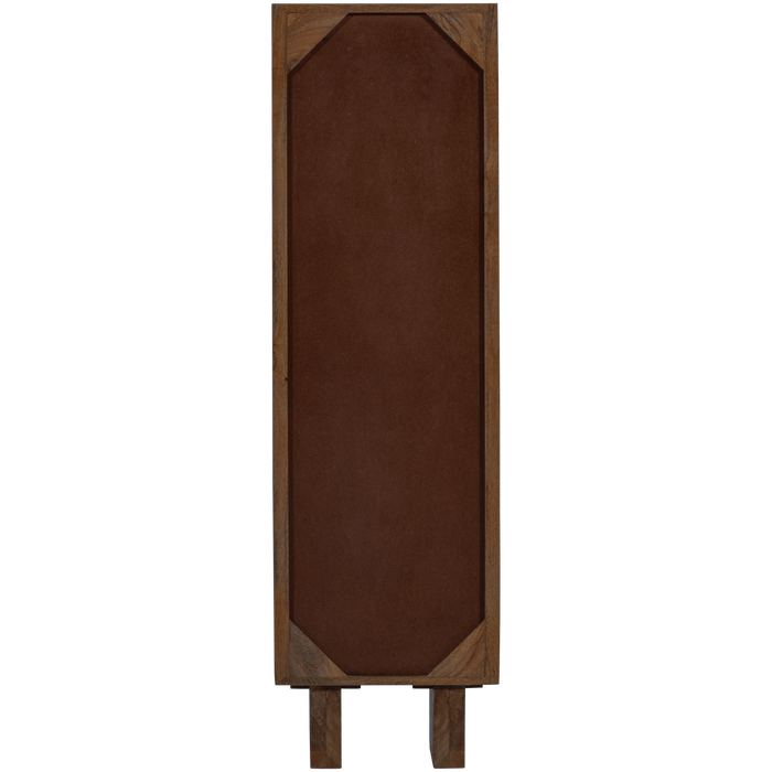 WOOOD Kella Kast 1-Deurs - Mango Hout - Bruin - 137x40x39