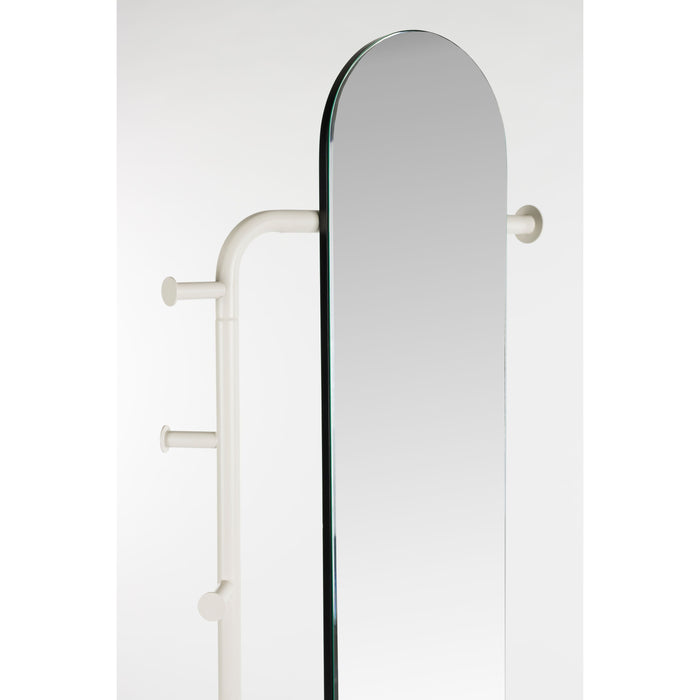 Zuiver Vero Staande spiegel| Passpiegel met kapstok Beige