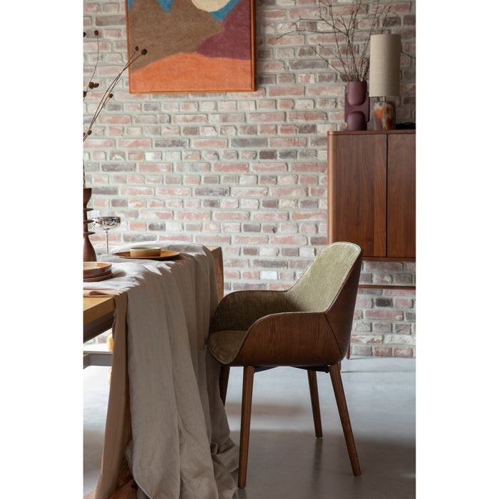 Dutchbone Taylor Eetkamerstoel Groen