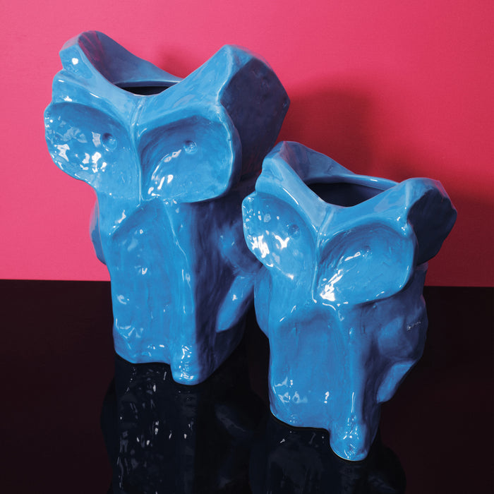 SERAX - Marni - Owl After Midnight Vaas S - Blauw