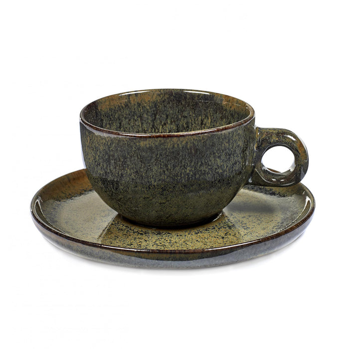 SERAX - Sergio Herman - Surface Cappuccino Kop & Schotel 4 st.