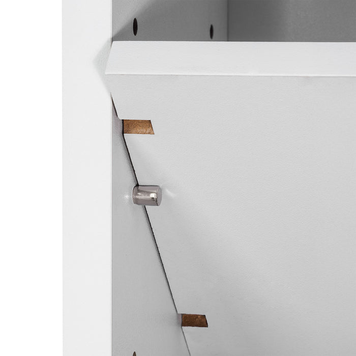 tectake® CD mediakast met 6 vakken 90x21x20cm