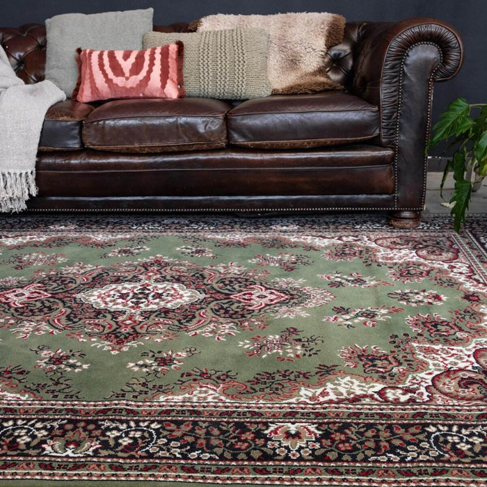 Interieur05 Vintage vloerkleed Nain Perzisch Groen - 235 x 160 cm