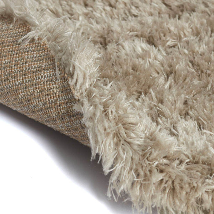 Interieur05 Rond Hoogpolig vloerkleed Fender wit|creme - 240 x 240 cm