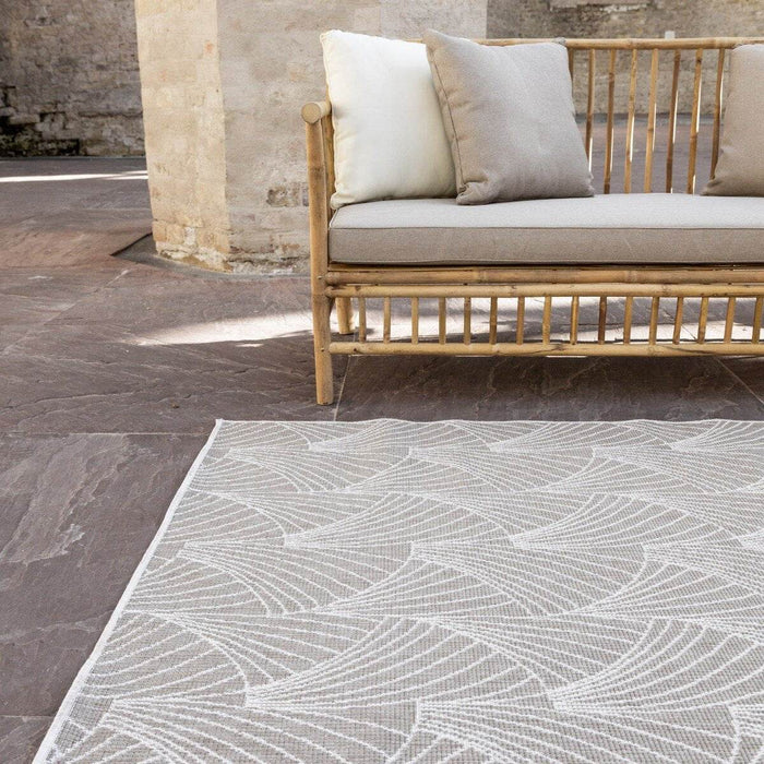 Interieur05 Buitenkleed Deco bruin|grijs dubbelzijdig - 240 x 340 cm