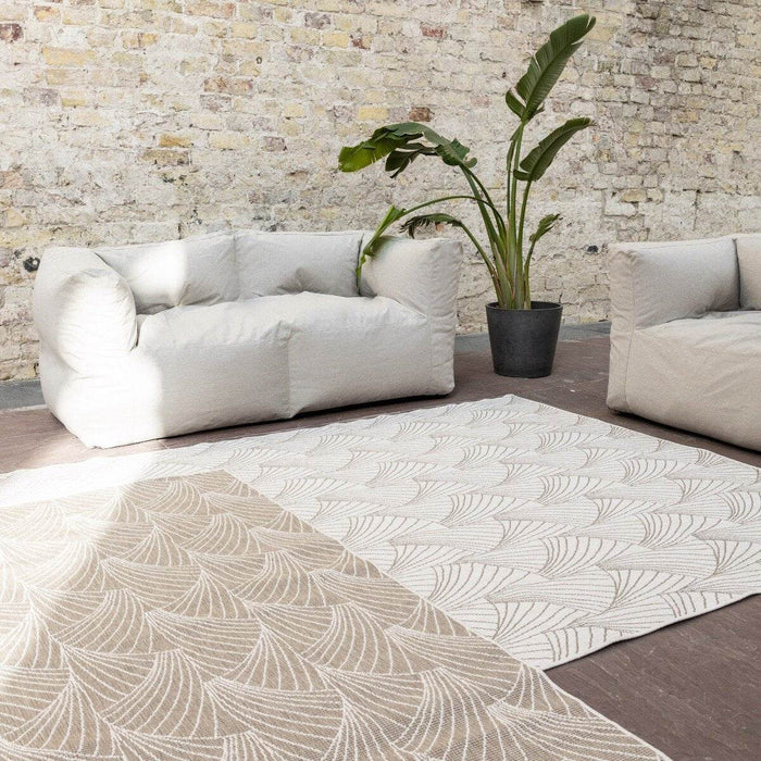 Interieur05 Buitenkleed Deco bruin|grijs dubbelzijdig - 240 x 340 cm