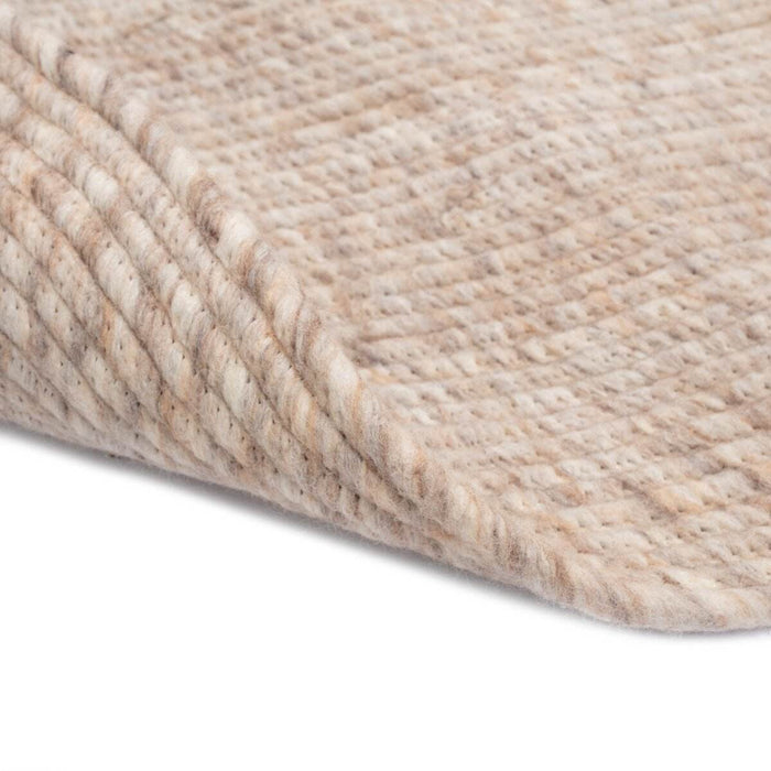 Interieur05 Rond wollen vloerkleed Gapo beige - 180 x 180 cm